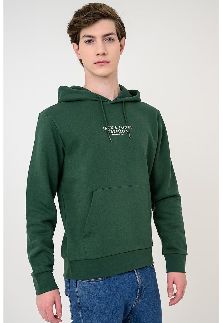 Jack & Jones Худи с памук Archie и лого