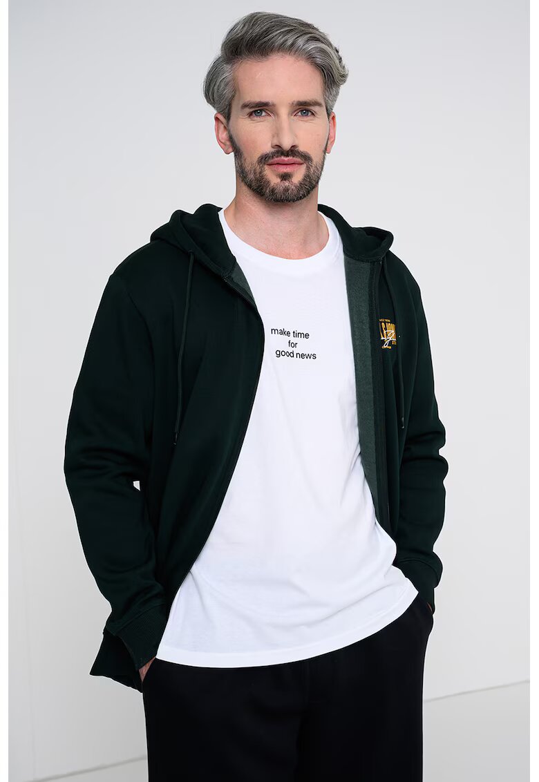 Jack & Jones Худи с цип Aero Plus Size