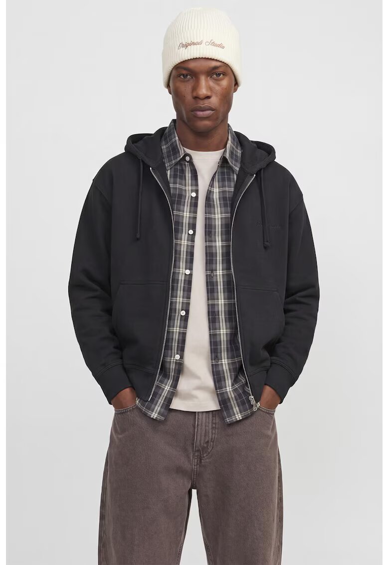Jack & Jones Худи с цип и 2 джоба