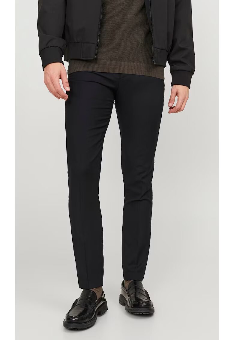 Jack & Jones Мъжки панталон за костюм - от вълнена смес - Super Slim - JPRSOLARIS Premium -