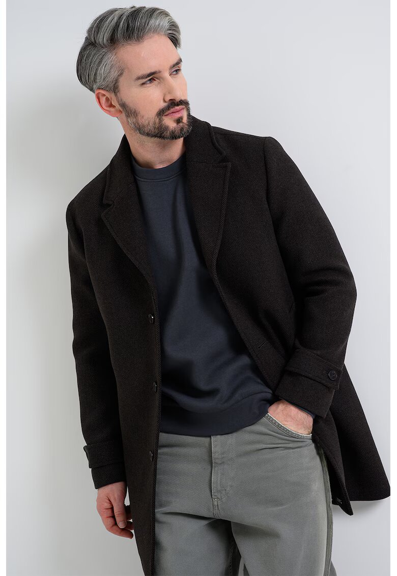 Jack & Jones Палто с вълна със скосени джобове