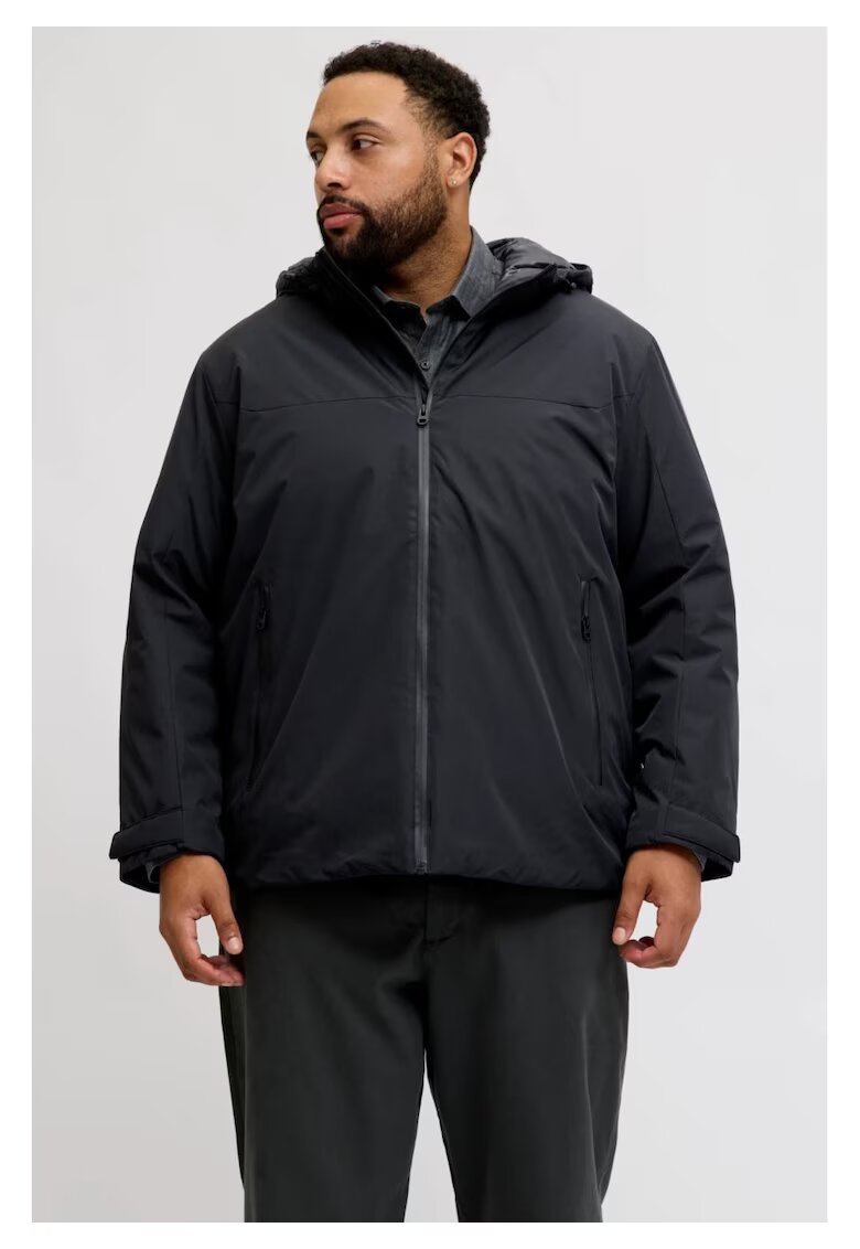 Jack  Jones Преходно яке Plus - мъжко голям размер - с качулка и кройка Regular fit