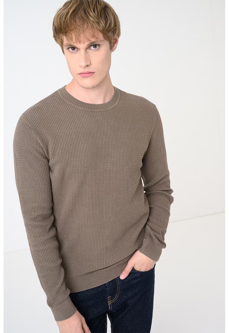 Jack & Jones Слим пуловер с релеф