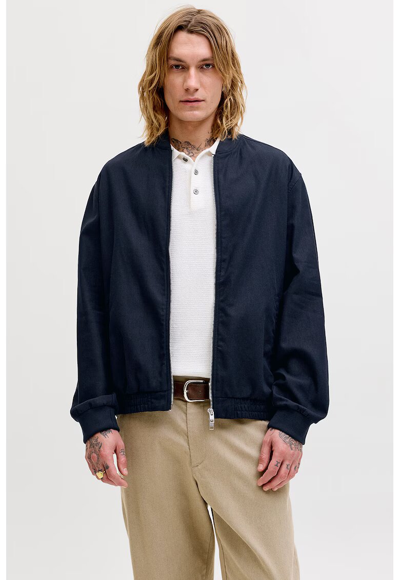 Jack  Jones Яке бомбър с лен