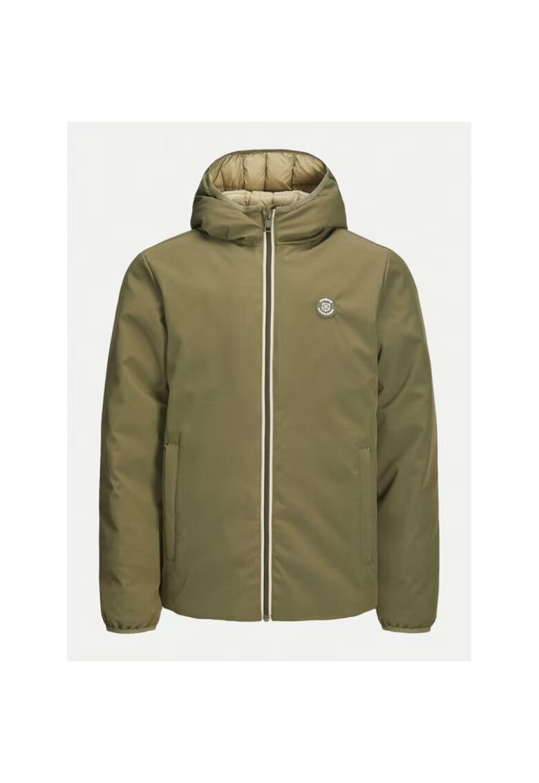 Jack  Jones Яке Jack&Jones Junior 12263276 - пухено - зелено - стандартна кройка - полиестер
