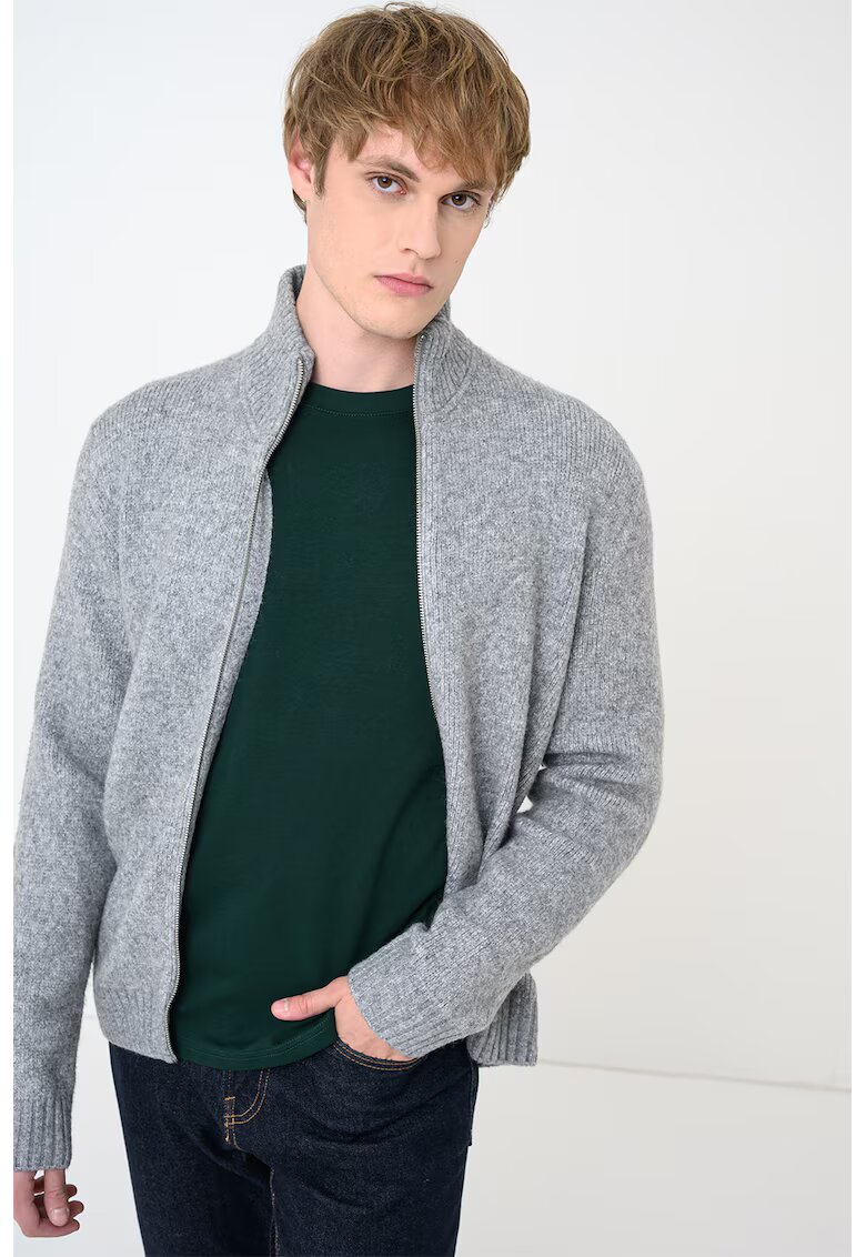 Jack & Jones Жилетка с вълна и цип