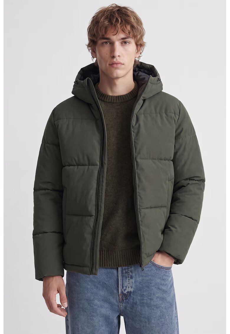 Jack & Jones Зимно яке с качулка и джобове встрани