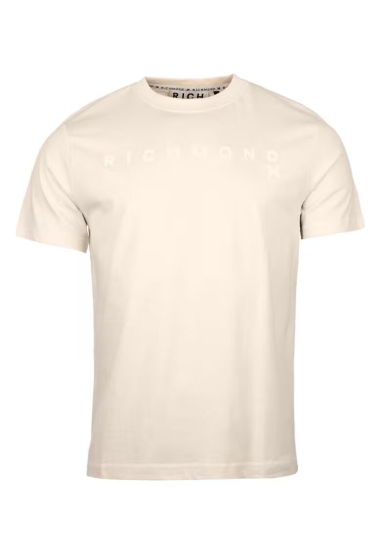 John Richmond Мъжка тениска T-SHIRT SILKOM - Памук - Кремав