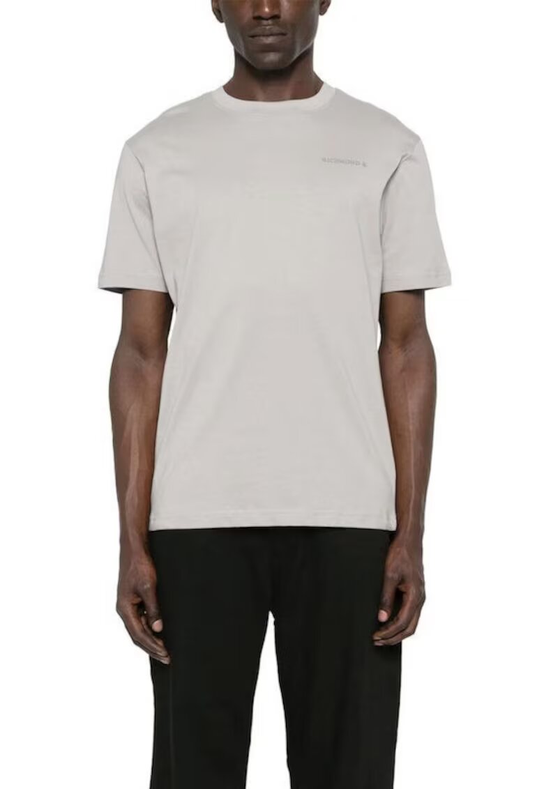 John Richmond Тениска за мъже - t-shirt sorim - UMP26010TS-GREYC - M INTL
