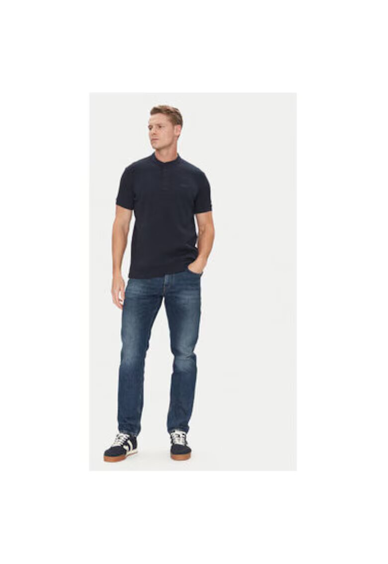 JOOP Jeans Мъжка тениска - 10019351 30045676 - памук/найлон - тъмносиня