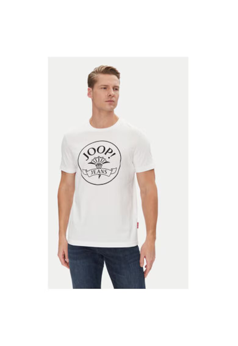 JOOP Jeans Мъжка тениска - 10019357 30045679 - Памук - Бяла