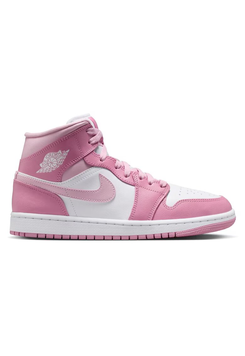 Jordan Спортни обувки Air 1 Mid 61605 - Бял/Розово