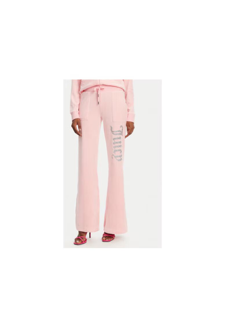 Juicy Couture Дамски спортен панталон JCBBJ125806 - Полиестер/Еластан - Розов