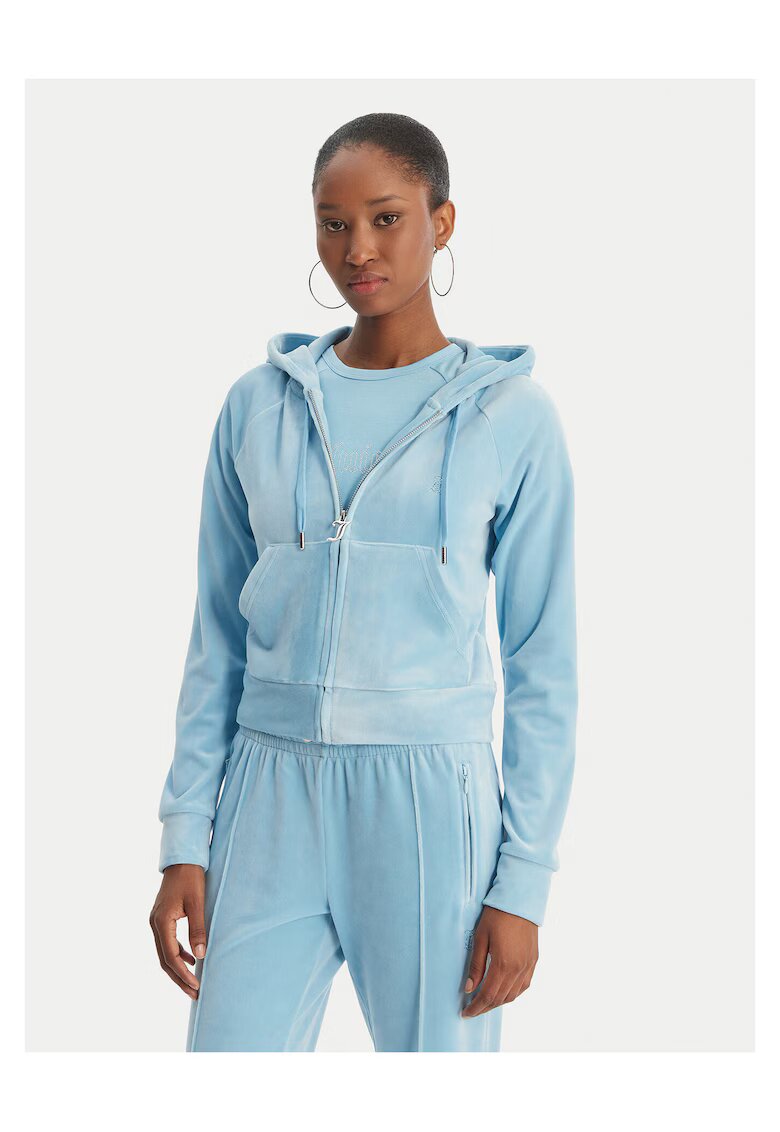 Juicy Couture Суичър Светлосин