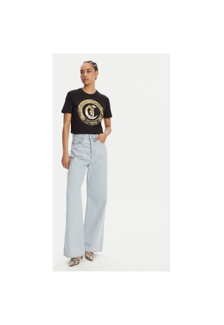 Just Cavalli Дамска тениска 78PAHT01 CJ500 - Памук -