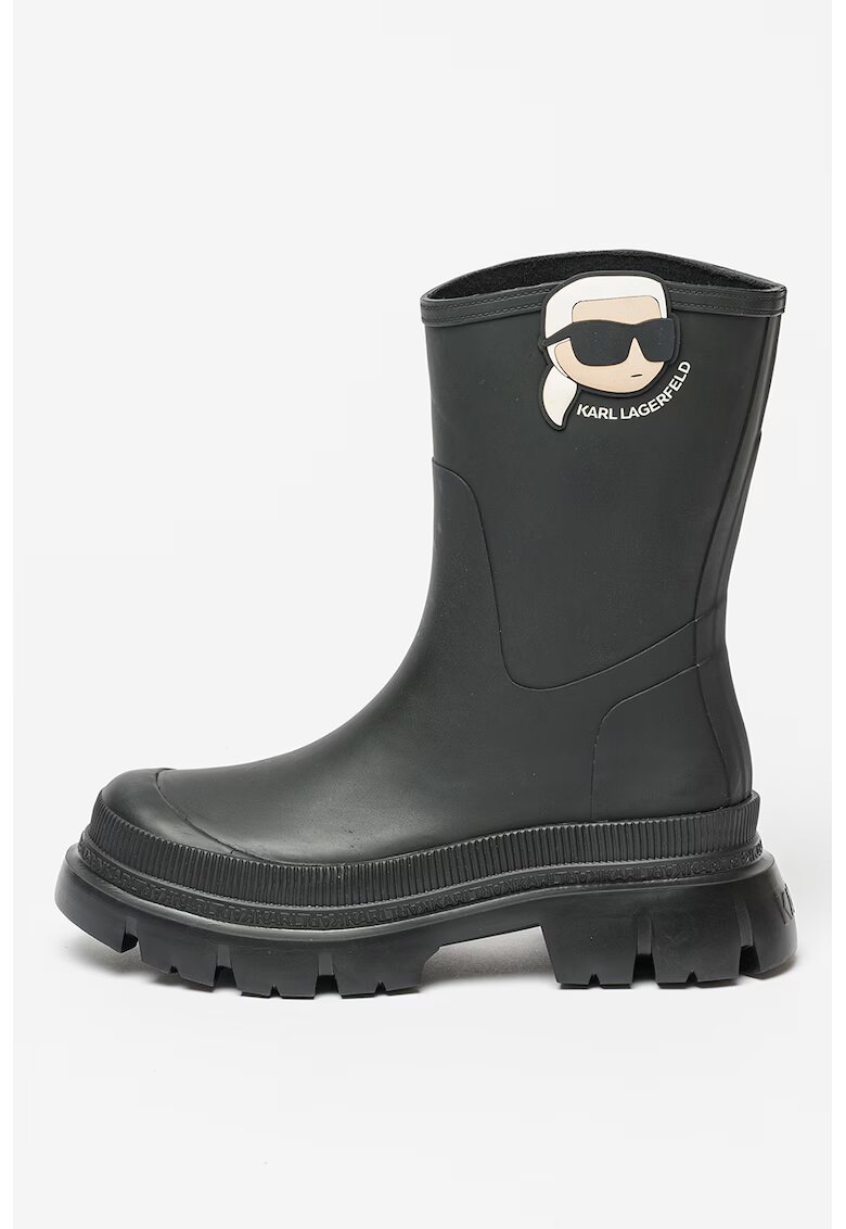 Karl Lagerfeld Боти Trekka Rubber с лого