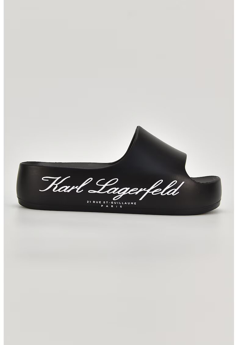 Karl Lagerfeld Чехли с равна платформа и лого