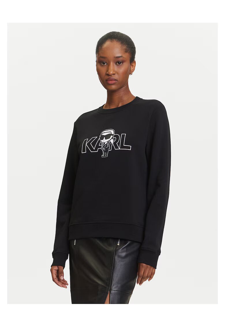 Karl Lagerfeld Дамска блуза черна