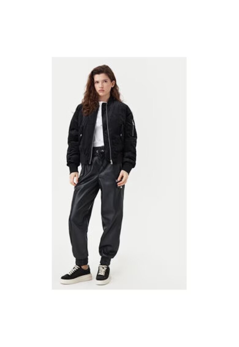 Karl Lagerfeld Jeans Дамско яке - 304582868 - Рециклиран полиестер - Черно