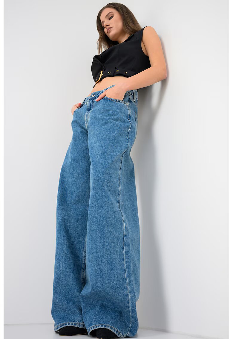 Karl Lagerfeld Jeans Дънки с широк крачол
