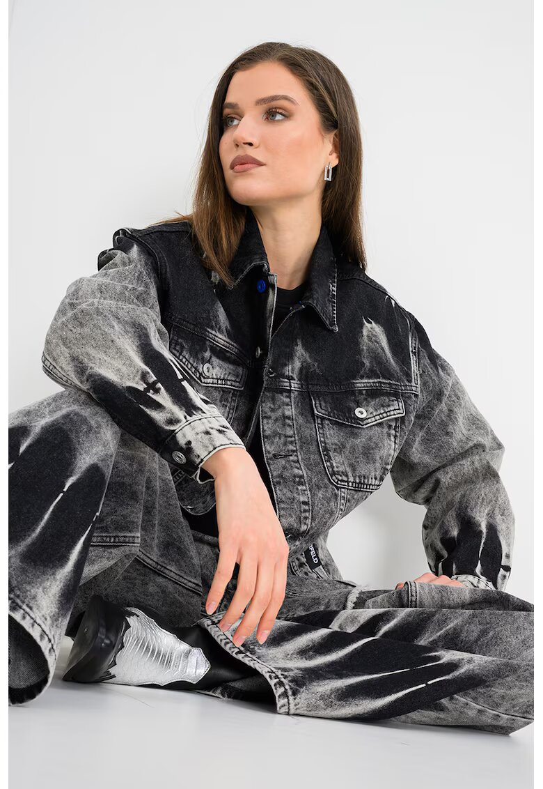 Karl Lagerfeld Jeans Дънково яке деграде