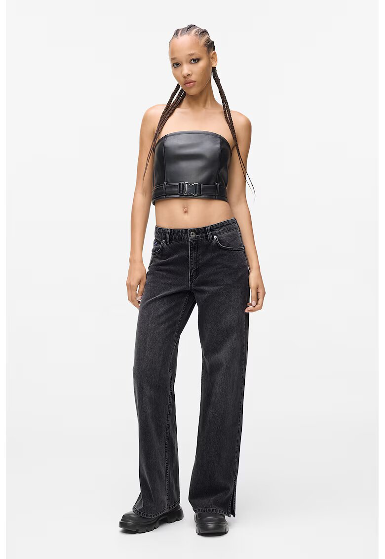 Karl Lagerfeld Jeans Памучни дънки със средна талия