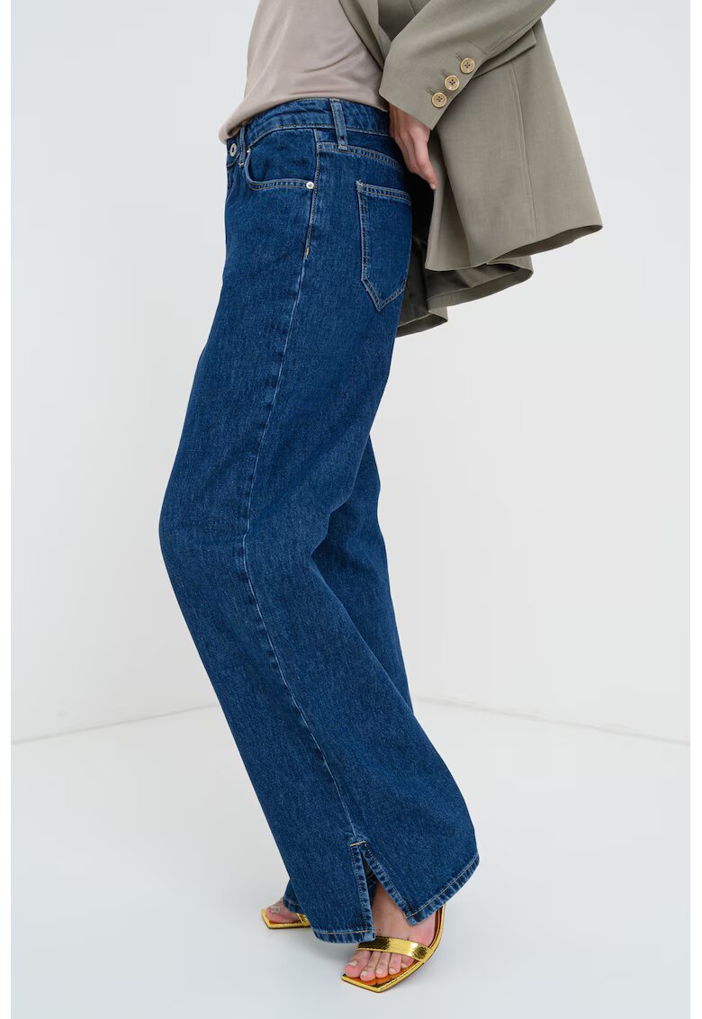Karl Lagerfeld Jeans Прави дънки със средна талия