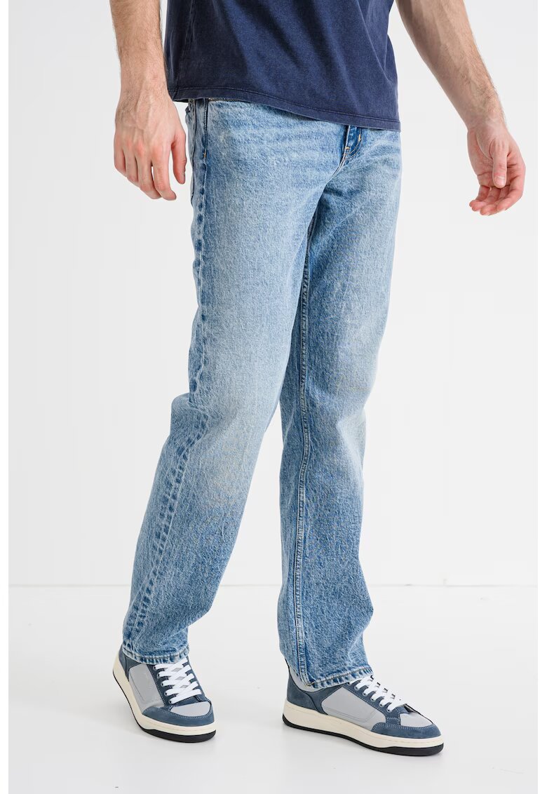 Karl Lagerfeld Jeans Прави дънки със захабен ефект