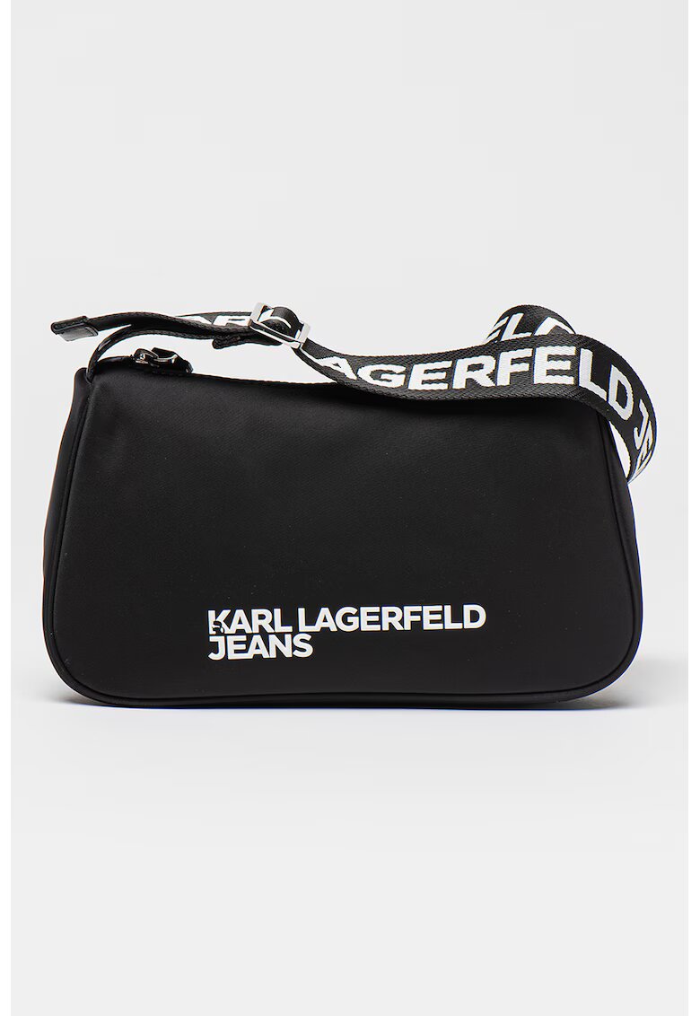 Karl Lagerfeld Jeans Текстилна чанта за рамо Essential
