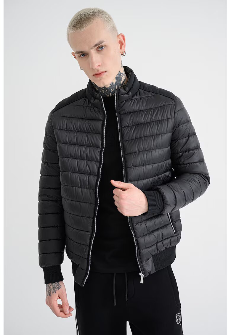 Karl Lagerfeld Капитонирано зимно яке с цип
