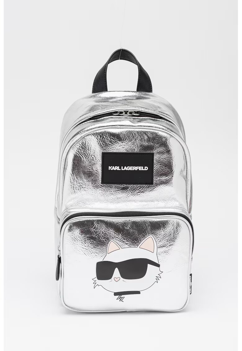 KARL LAGERFELD KIDS Раница с метално лого