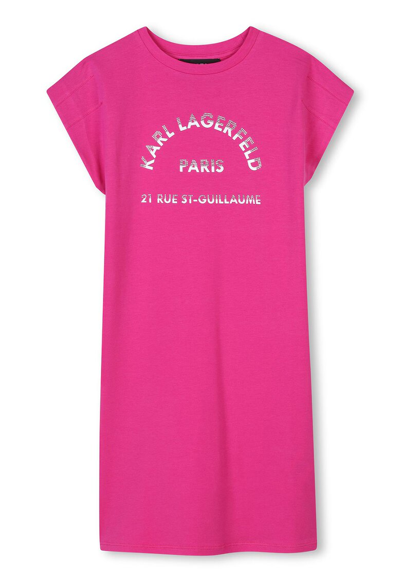 KARL LAGERFELD KIDS Рокля-тениска с модал