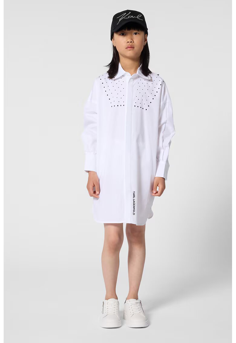 KARL LAGERFELD KIDS Свободна рокля-риза