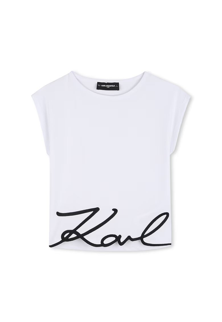 KARL LAGERFELD KIDS Тениска с лого