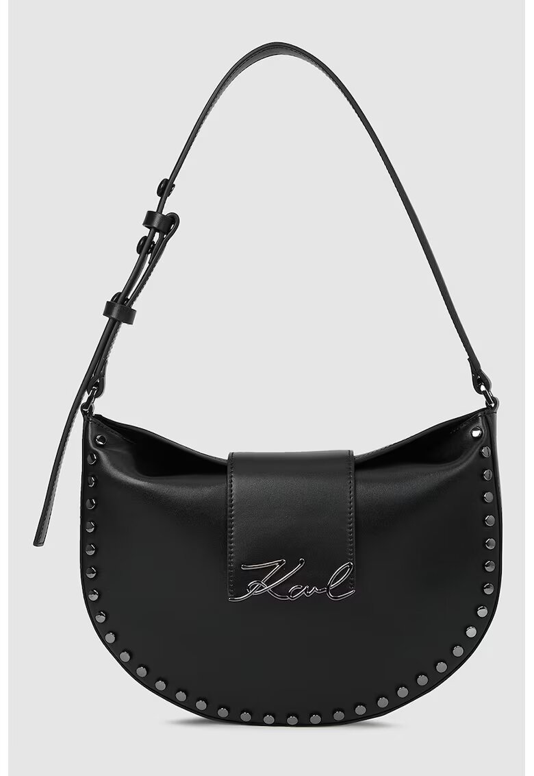 Karl Lagerfeld Кожена чанта с капси