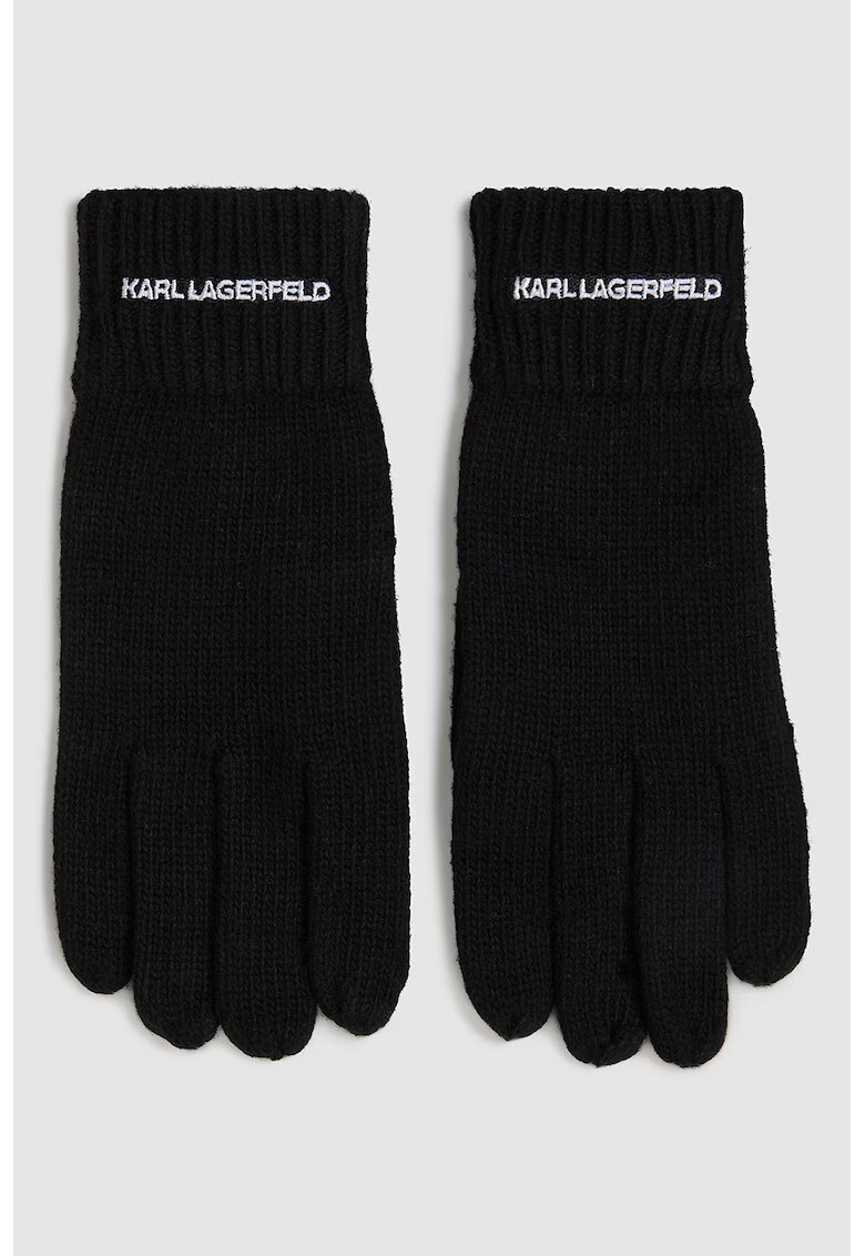 Karl Lagerfeld Ръкавици с бродирано лого