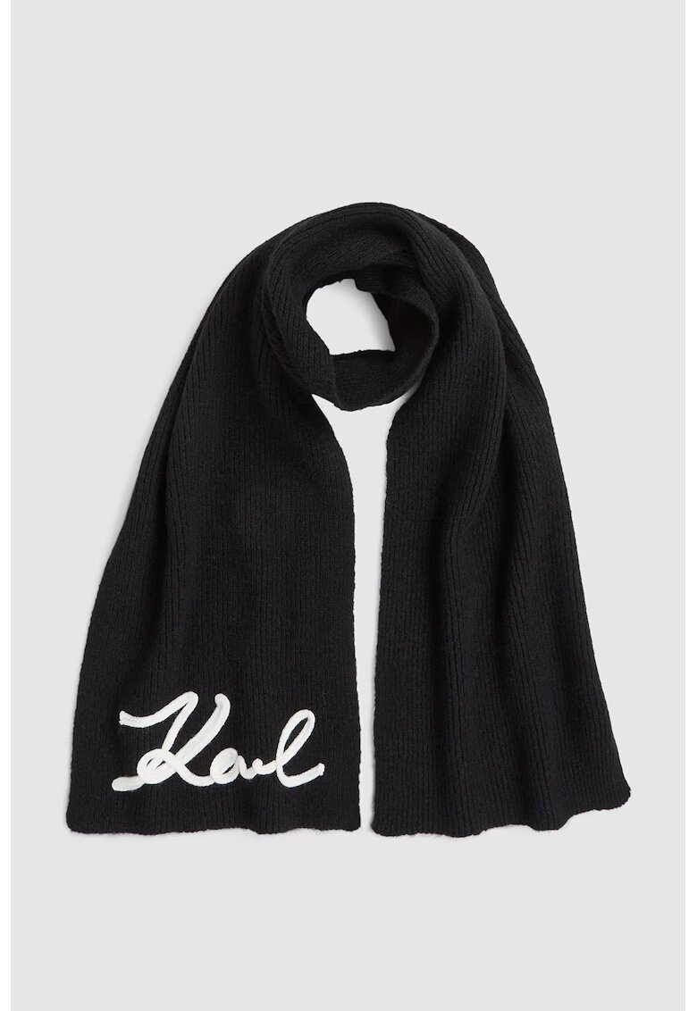 Karl Lagerfeld Шал с плетено лого