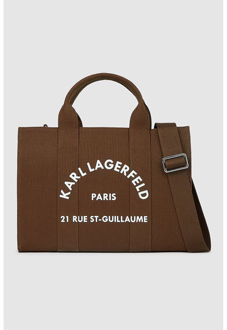 Karl Lagerfeld Текстилна шопинг чанта Rue St-Guillaume