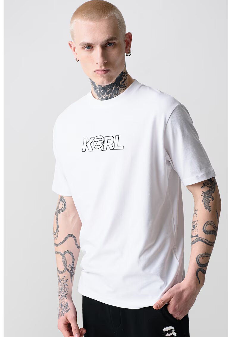 Karl Lagerfeld Тениска с лого