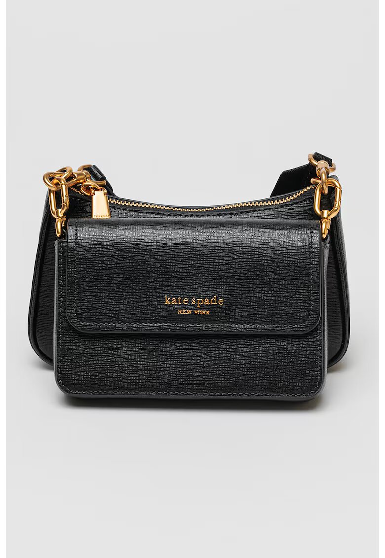 KATE SPADE Чанта през рамо Double от кожа Сафиано