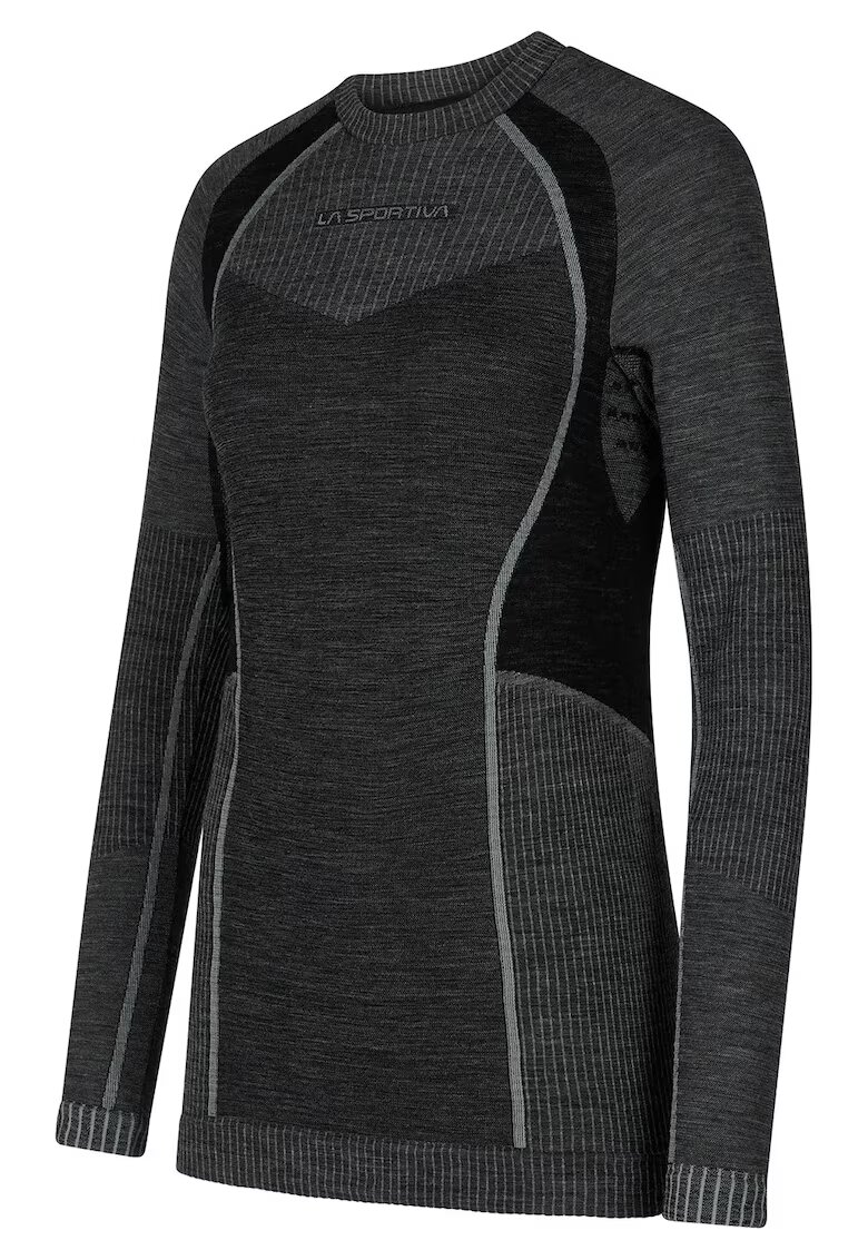 La Sportiva Дамска блуза Wool70 Tech-Gri/Negru