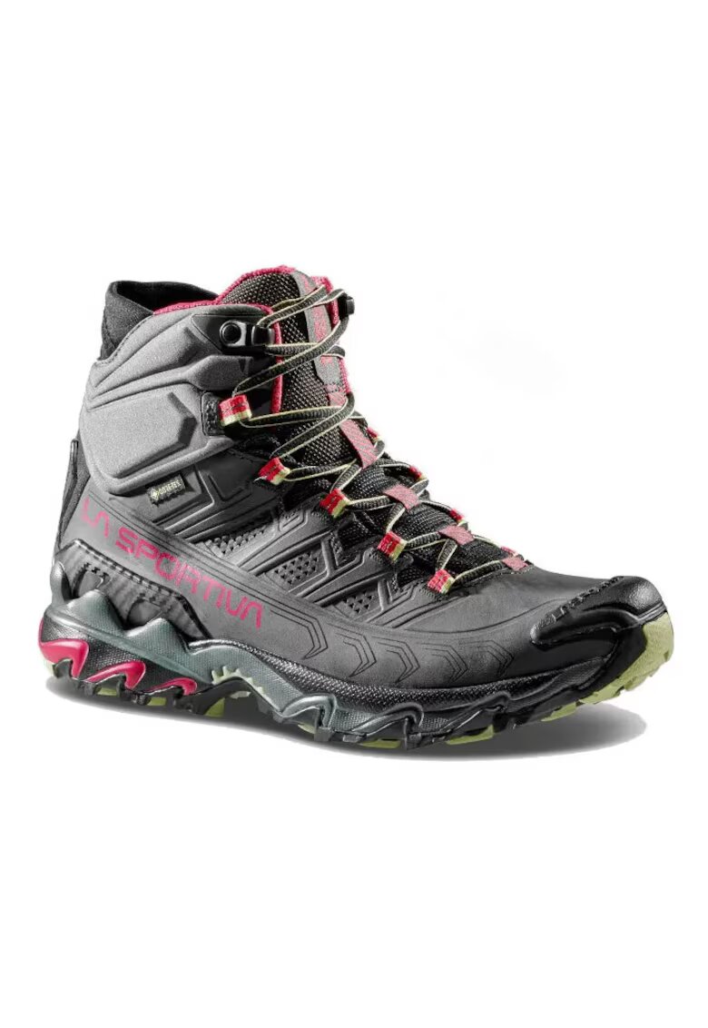 La Sportiva Дамски трекинг обувки Ultra Raptor II Mid - набук - мембрана GORE-TEX - сиви