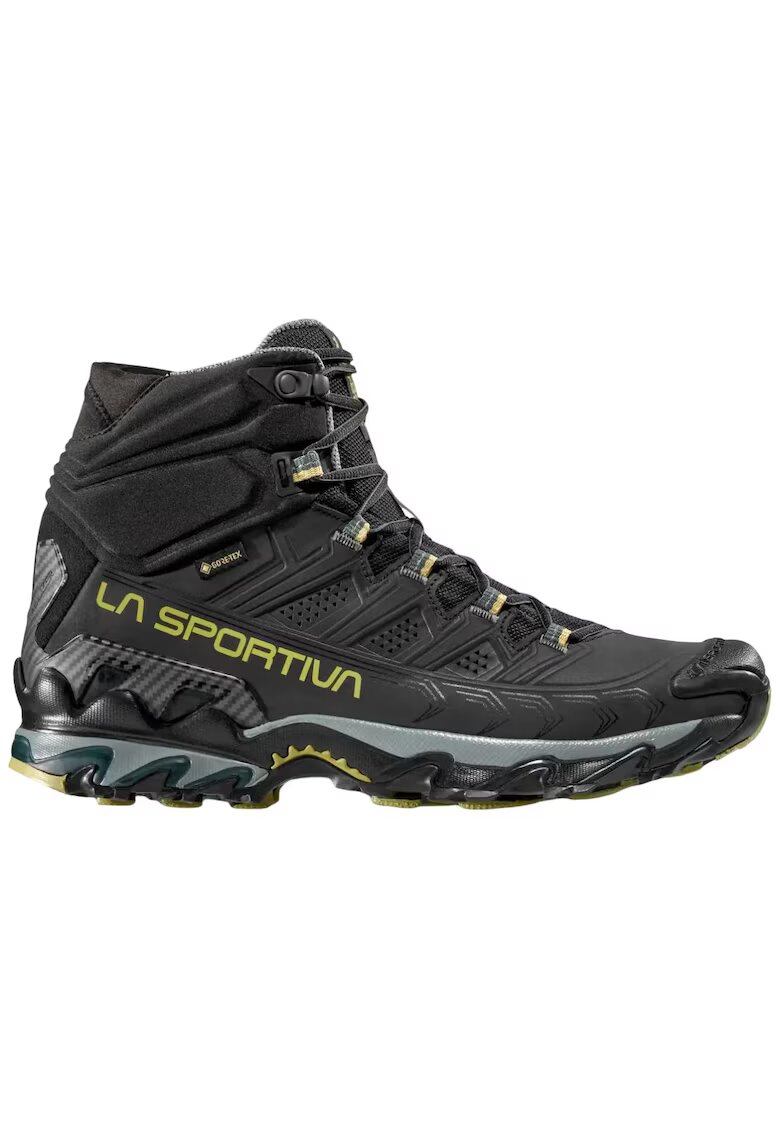 La Sportiva Мъжки трекинг обувки Ultra Raptor II Mid Leather Wide - Черен/Жълт
