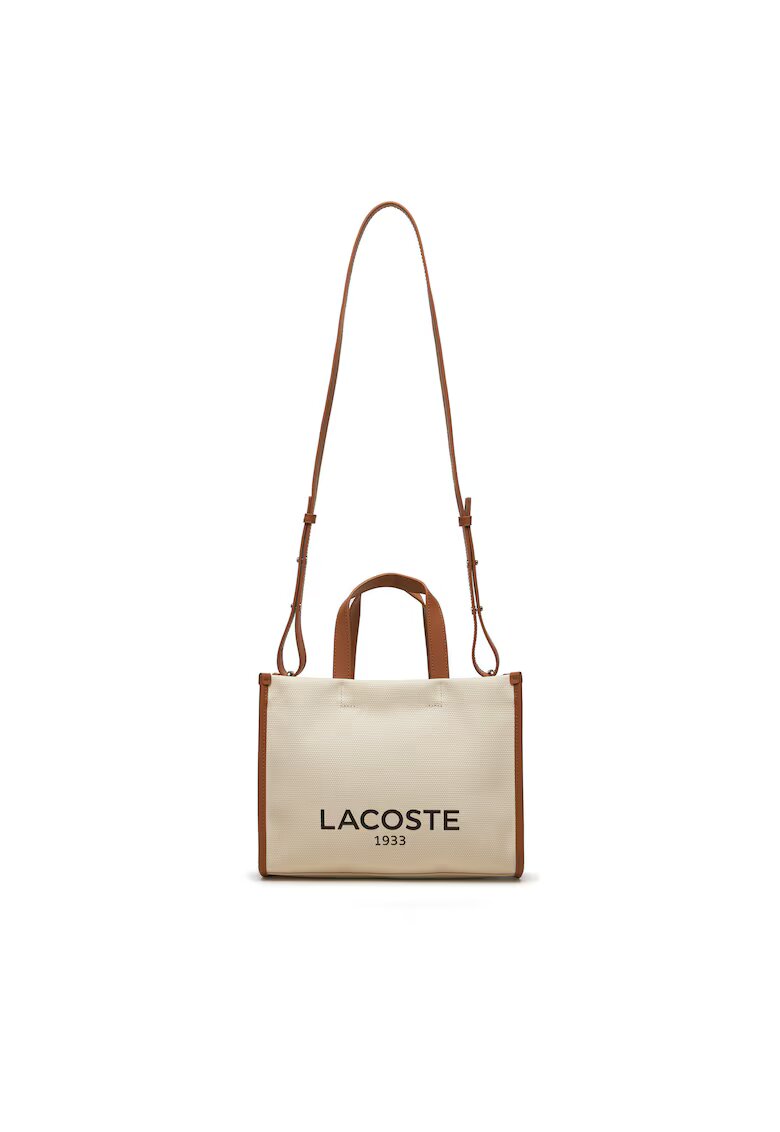 Lacoste Дамска чанта - текстил - кафява - Един размер INTL