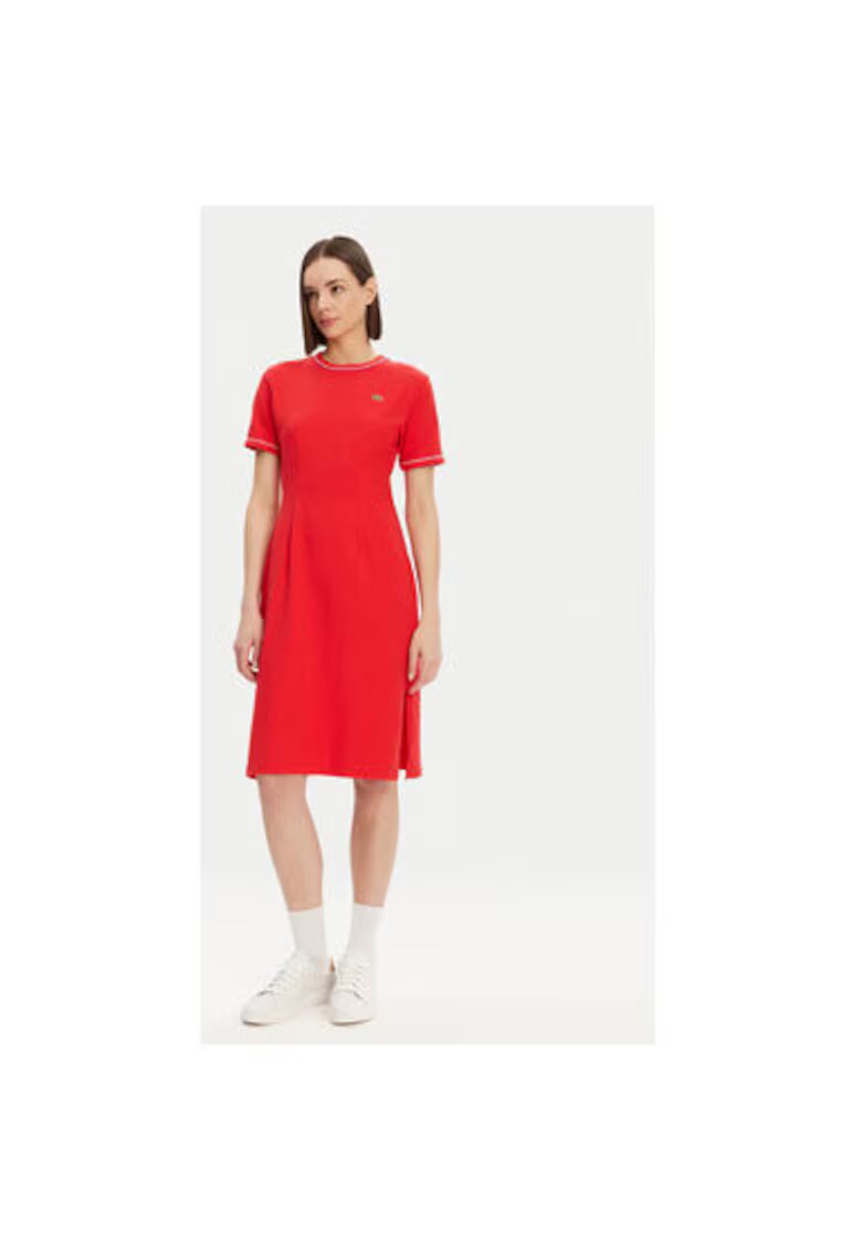 Lacoste Дамска рокля EF9988 - Памук - Червена