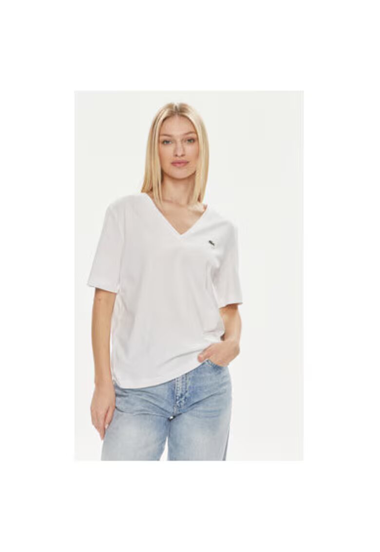 Lacoste Дамска тениска - 303714208 - Памук - Бяла