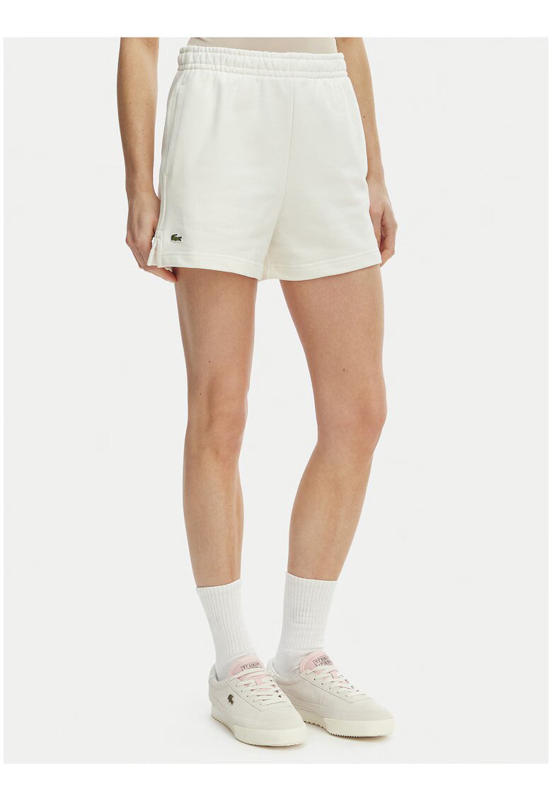 Lacoste Дамски спортни панталони - бежови - памук
