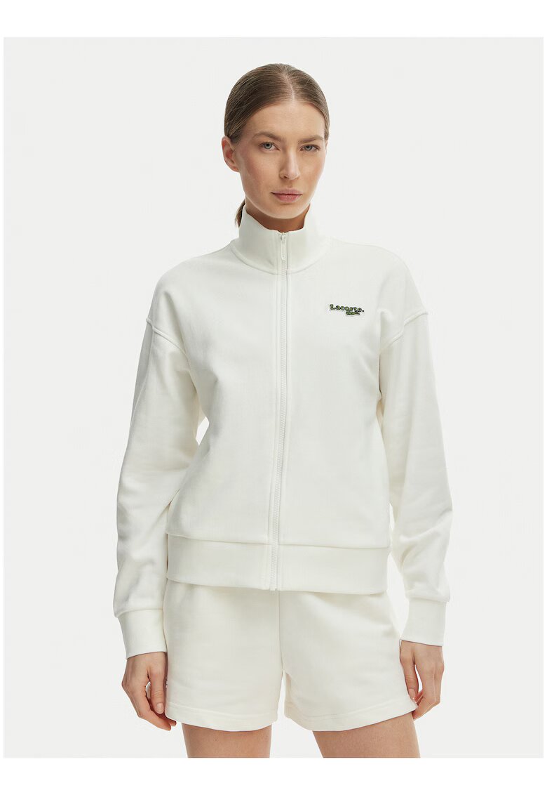 Lacoste Дамски суичър - - памук и полиестер - дълъг ръкав - с цип