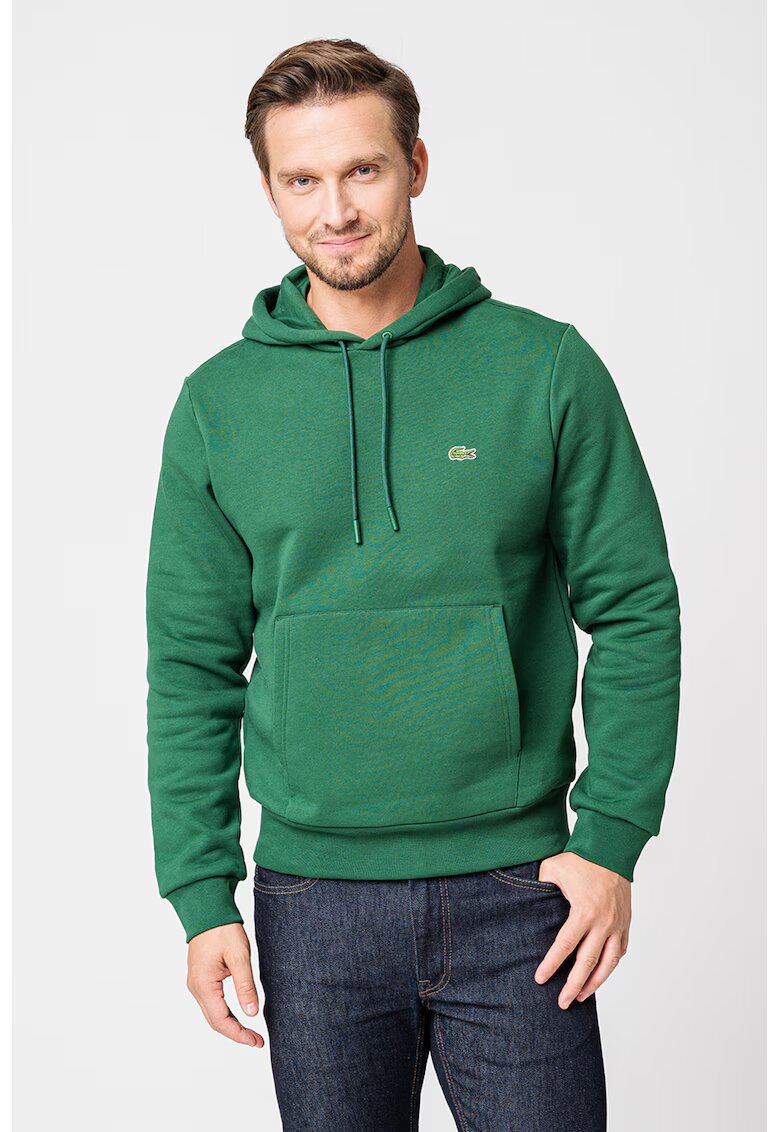 Lacoste Худи с джоб кенгуру