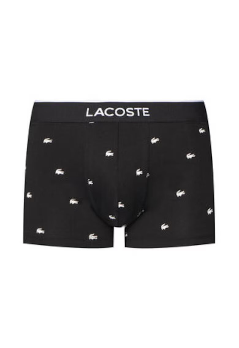 Lacoste Комплект от 3 чифта мъжки боксерки - Черни - памук - еластан